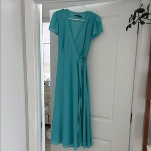 Polo Ralph Lauren Aqua Maxi Dress